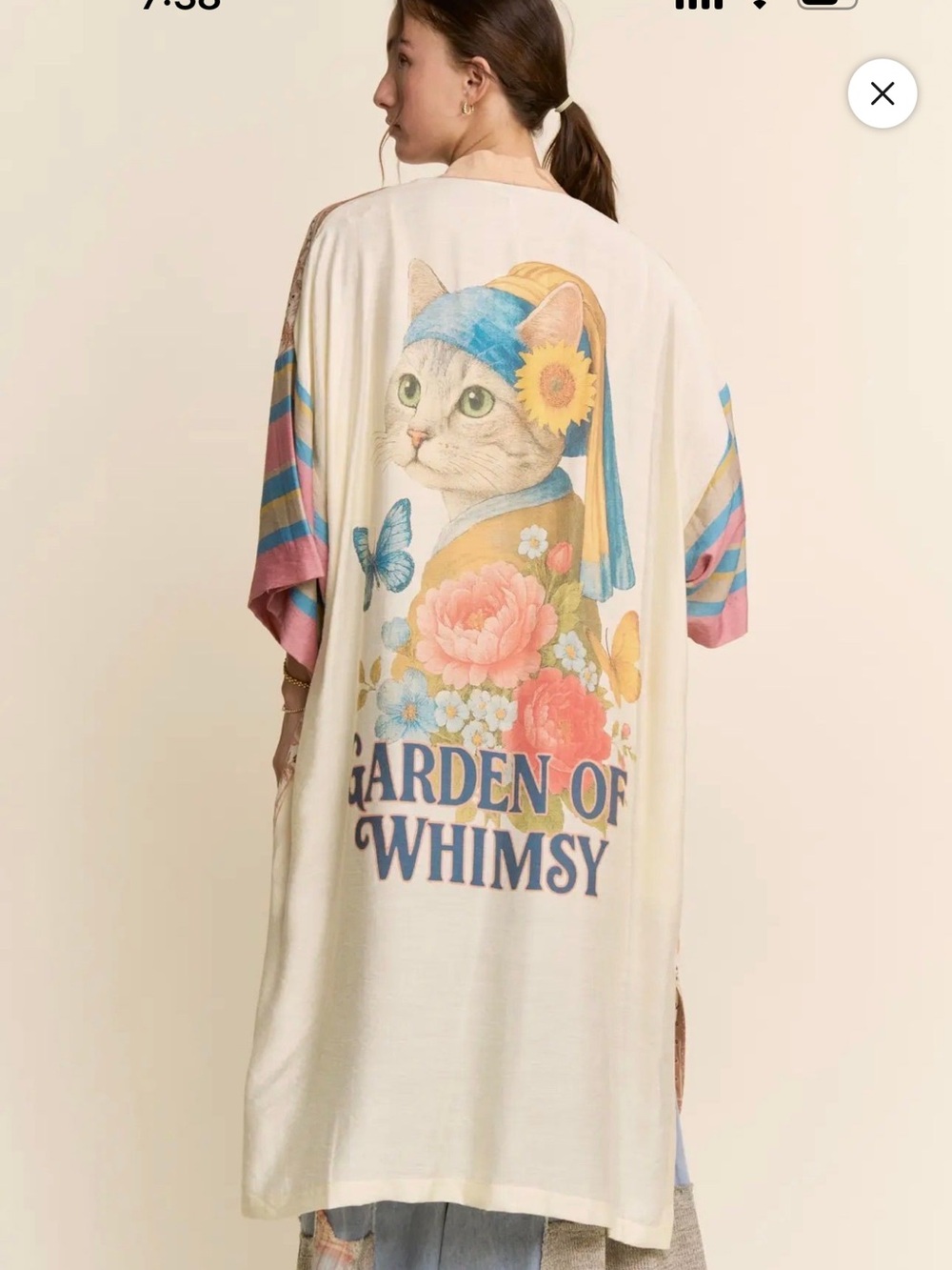 NWT  Garden of Whimsy Kimono